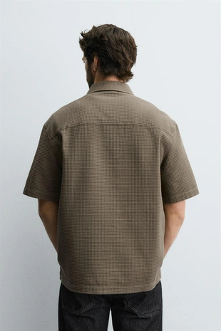 Поло с гофрированной фактурой- Заказать в России