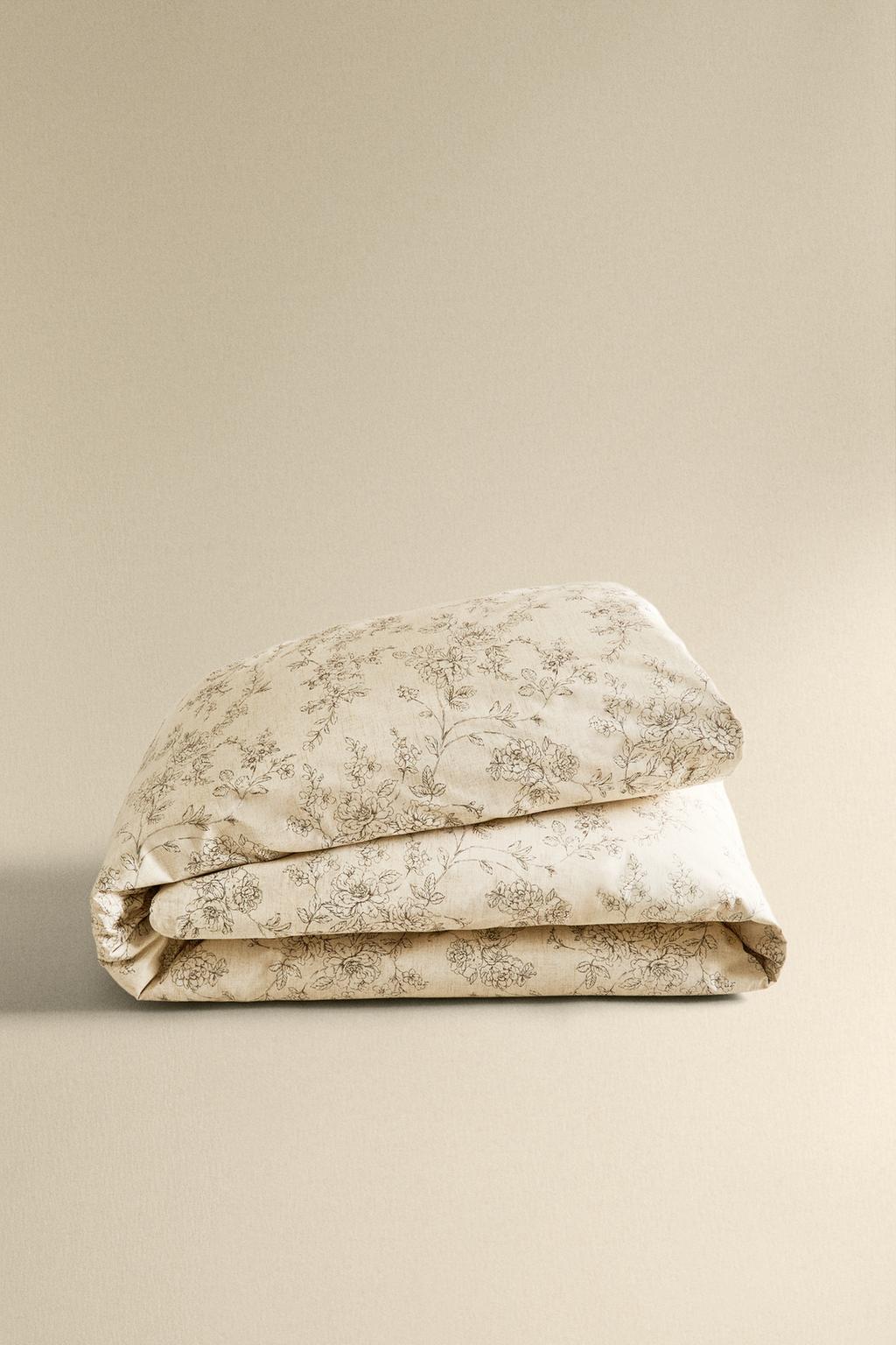 Покрывало с цветочным принтом