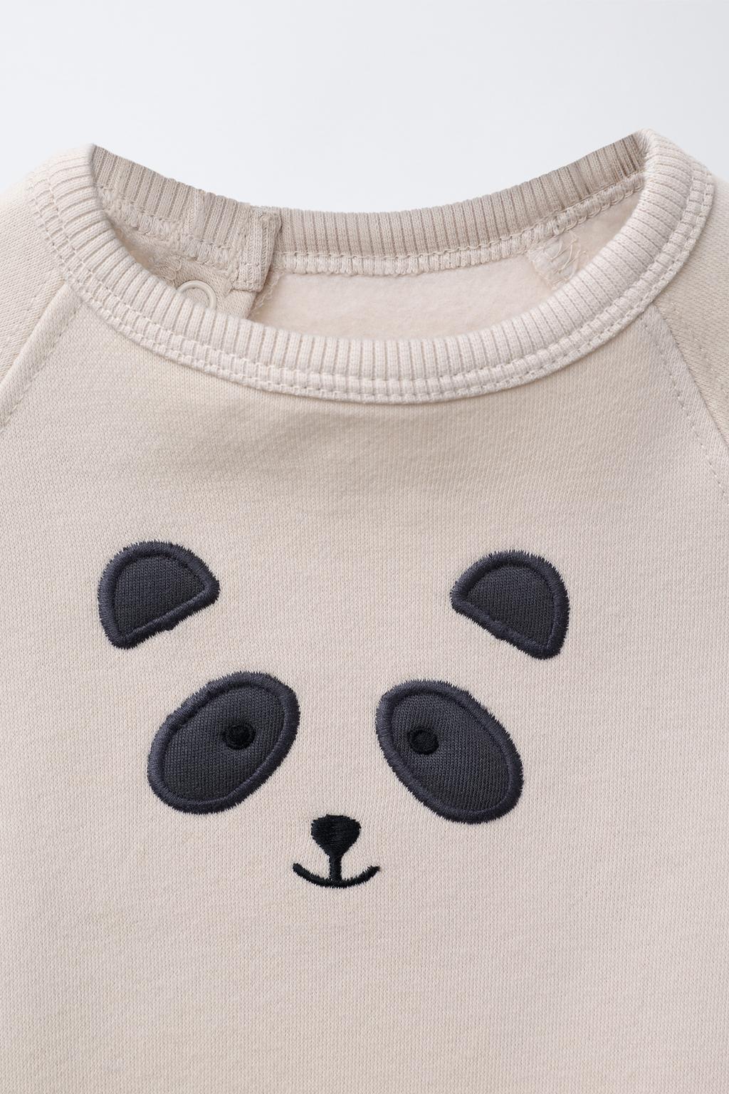 КОМБИНЕЗОН ИЗ ФЛИСА С ВЫШИВКОЙ «МЕДВЕДЬ»