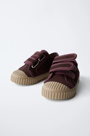 Burgundy Red | 7201/630/022 - Zara Замшевые кроссовки