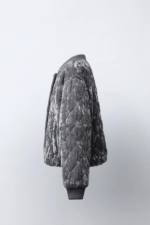 Велветовый бомбер с украшениями- Заказать в России