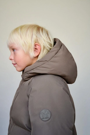 Купить Zara Утепленное пальто с капюшоном WATER REPELLENT