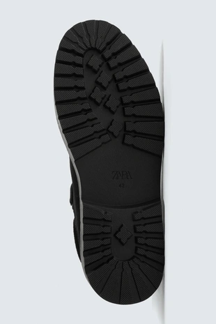 Кожаные ботинки на объемной подошве- Заказать в России