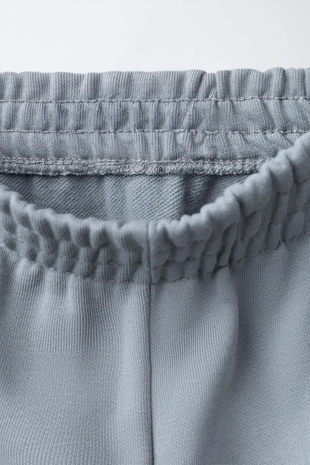 Pearl grey | 1880/661/804 - Zara Брюки-джоггеры с надписью