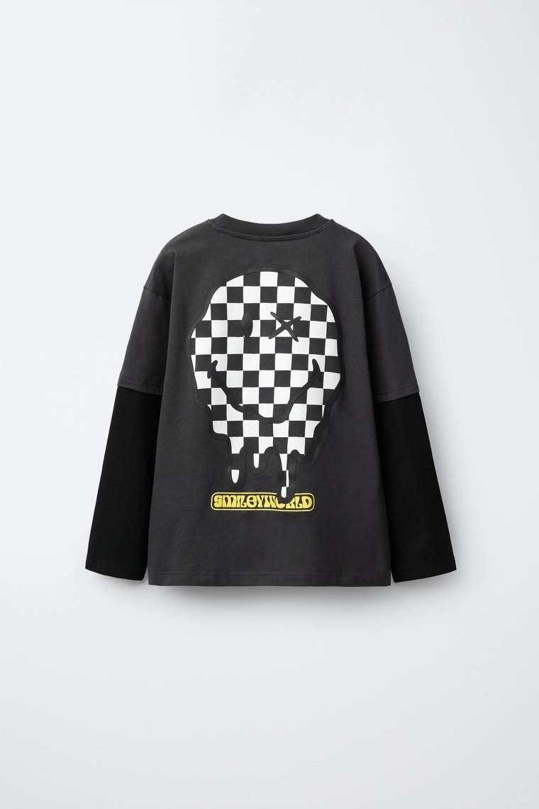 Футболка с двойным рукавом smileуworld ®