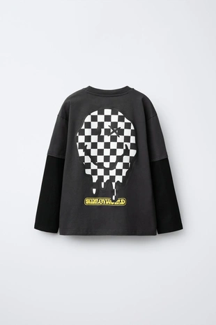 Купить Zara Двухслойная футболка SMILEYWORLD ®