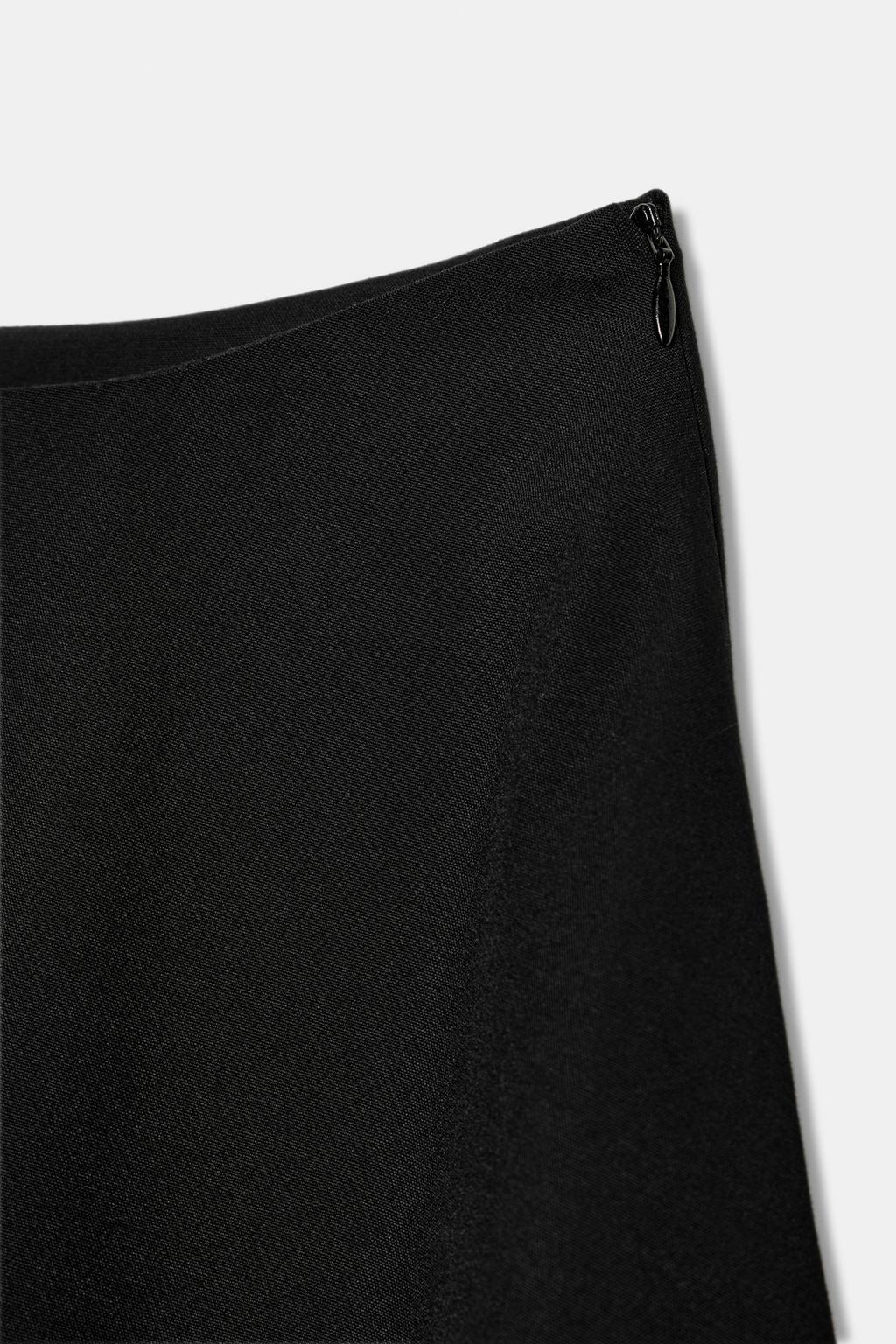 ЮБКА АСИММЕТРИЧНОГО КРОЯ С КРУЖЕВОМ — ZW COLLECTION