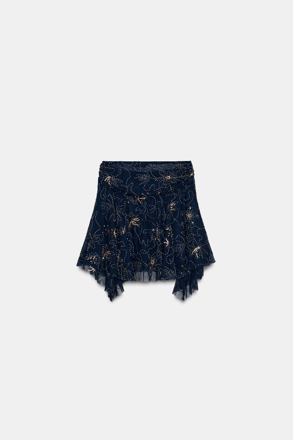 ЮБКА С ВЫШИВКОЙ И БИСЕРОМ