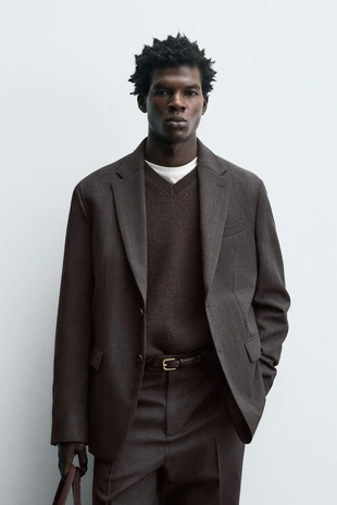 Костюмный блейзер из 100% шерсти- Заказать в России