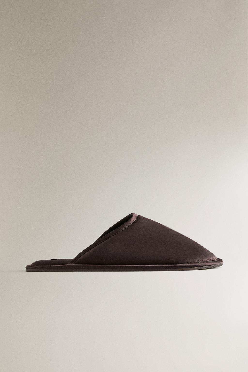 Туфли-сабо из атласа