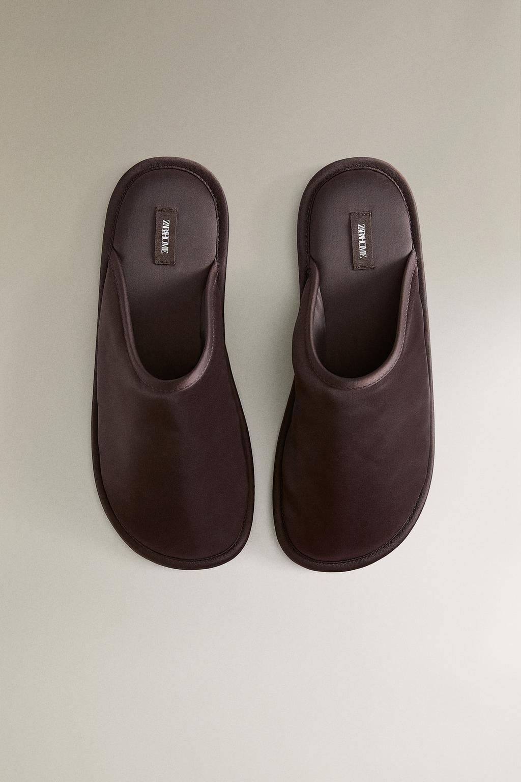 Туфли-сабо из атласа