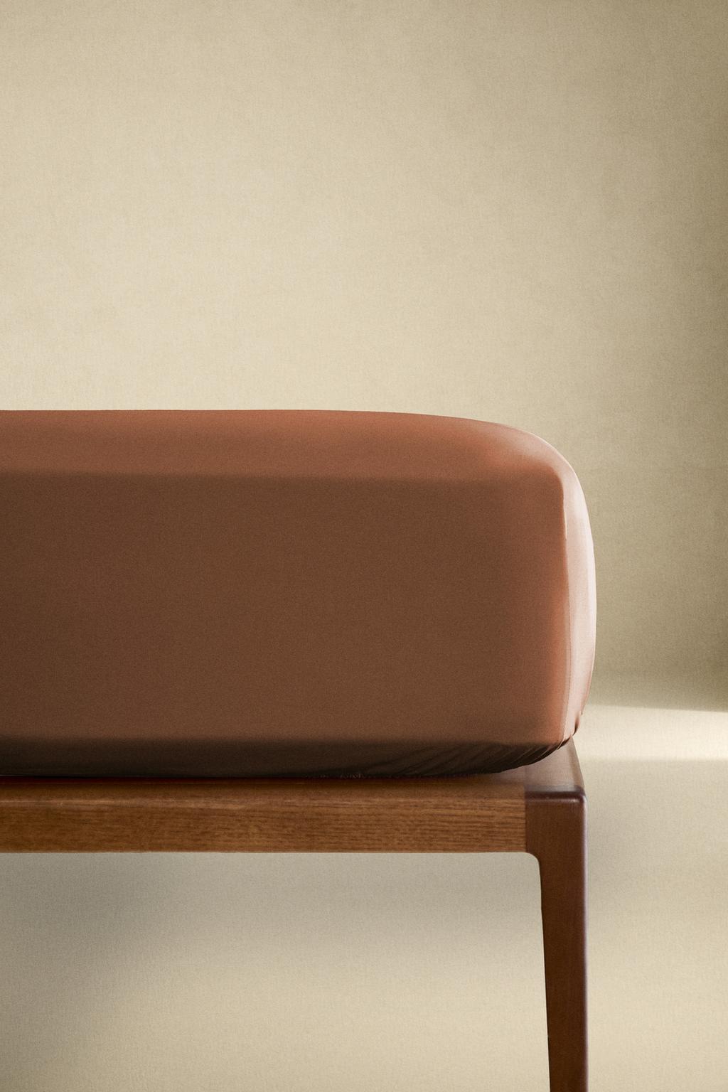 Простынь на резинке percale | 30 см высотой (300 нитей)