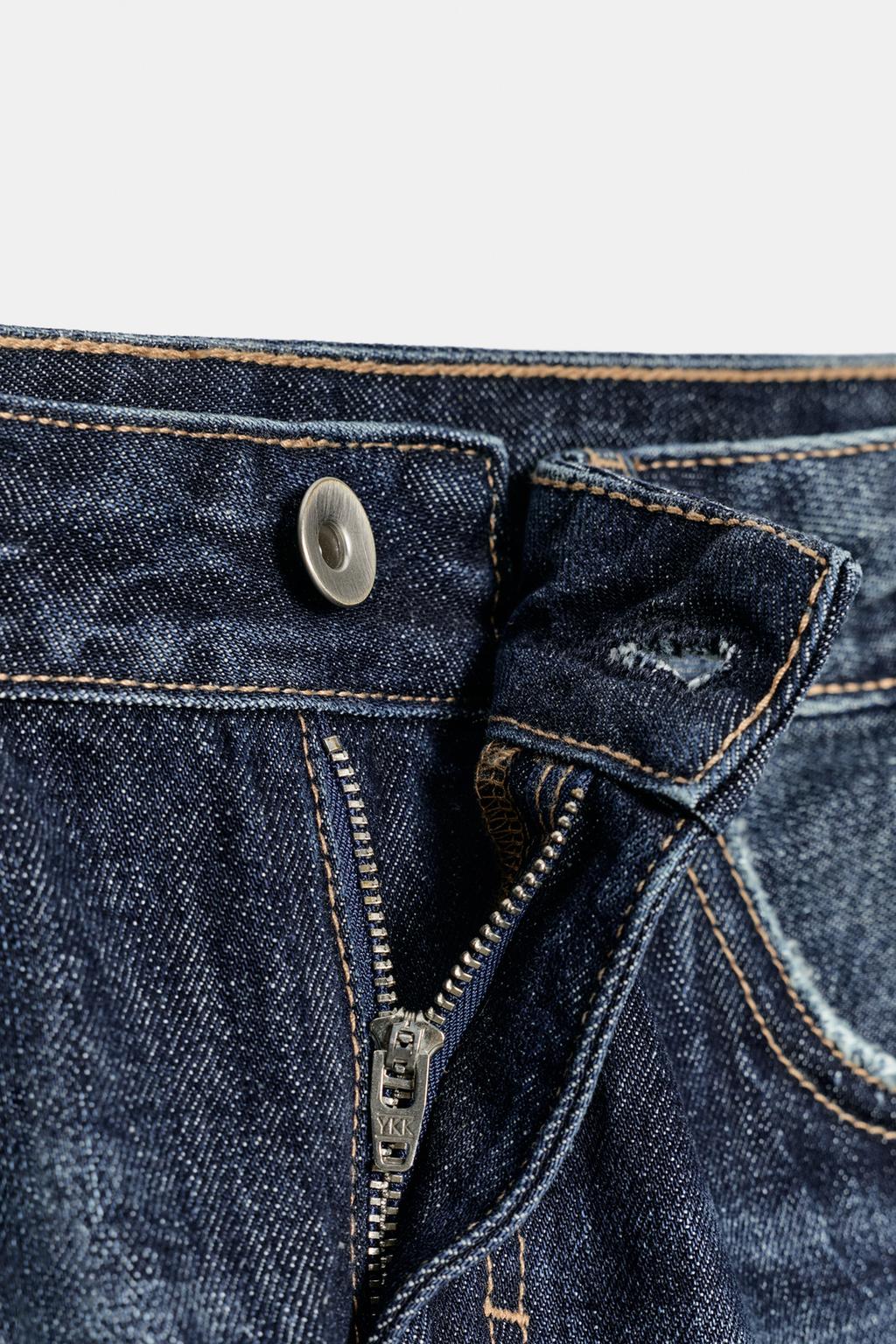 ДЖИНСЫ TRF ПРЯМОГО КРОЯ С НИЗКОЙ ПОСАДКОЙ