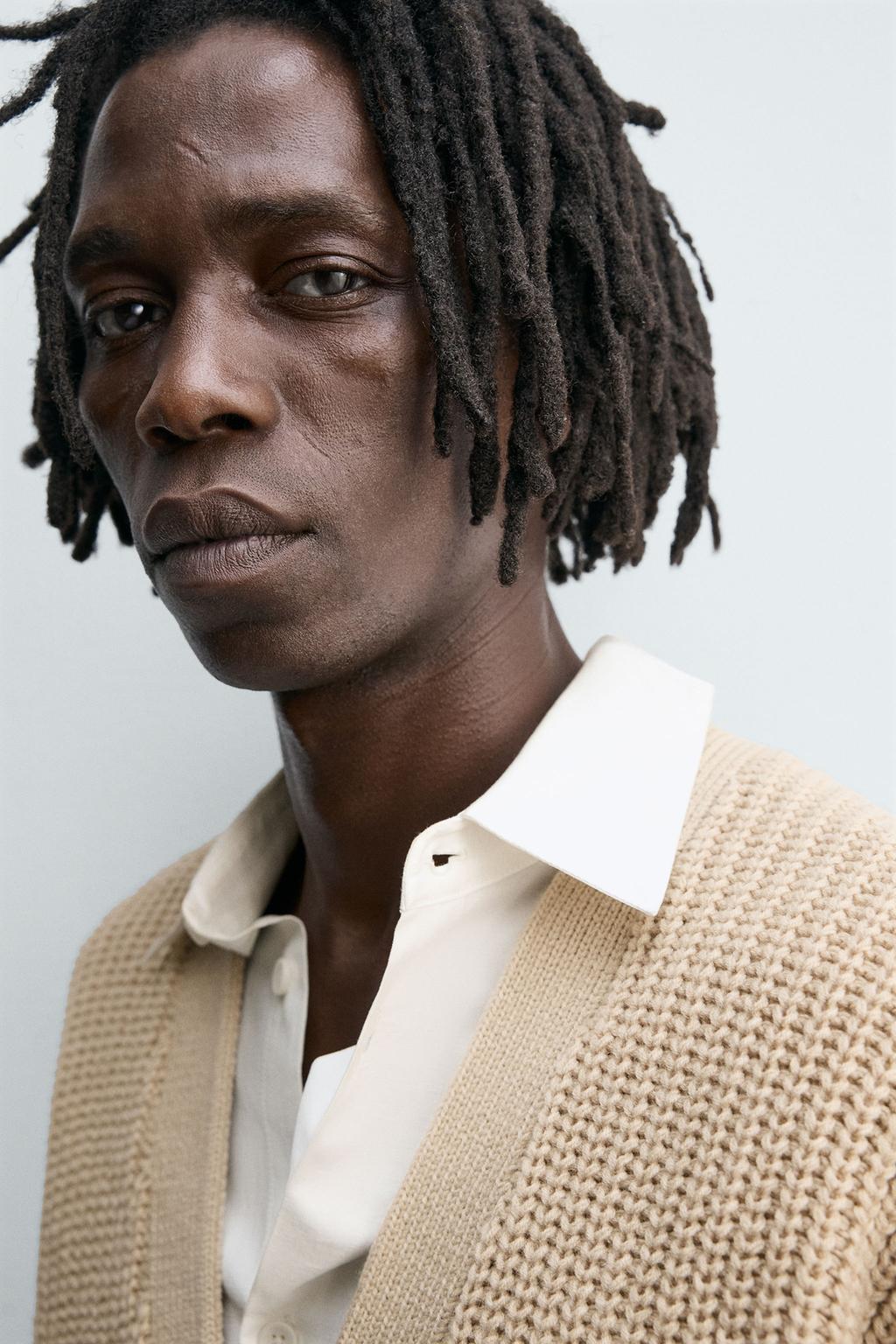 КАРДИГАН ИЗ РУБЧИКОВОГО ТРИКОТАЖА