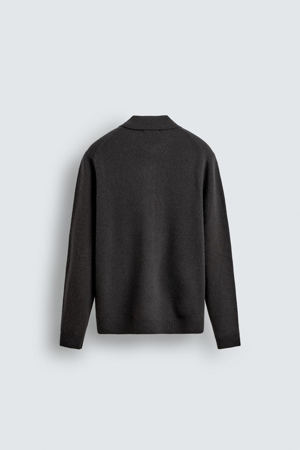 КАРДИГАН КЛАССИЧЕСКОГО КРОЯ ИЗ СМЕСОВОЙ ШЕРСТИ