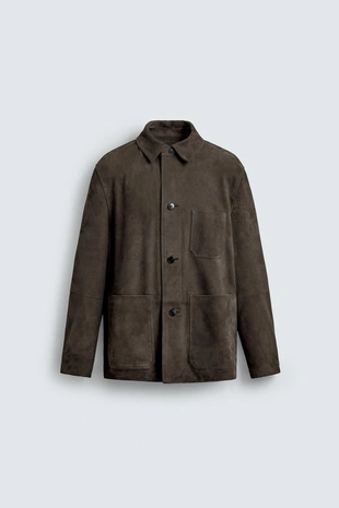 Замшевая куртка- Заказать в России