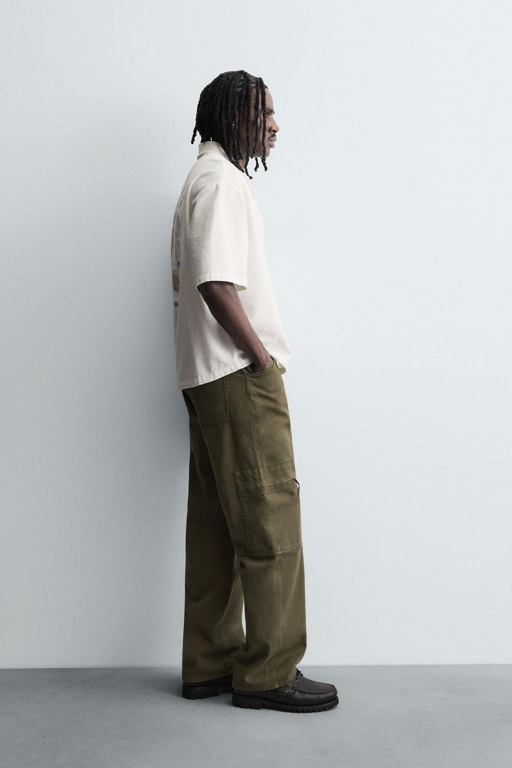 Рубашка свободного кроя с принтом