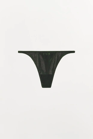 Бархатные трусы танга- Заказать в России
