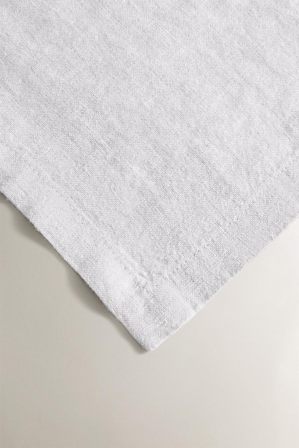 Набор скатертей из молочного льна (набор из 2 шт.)