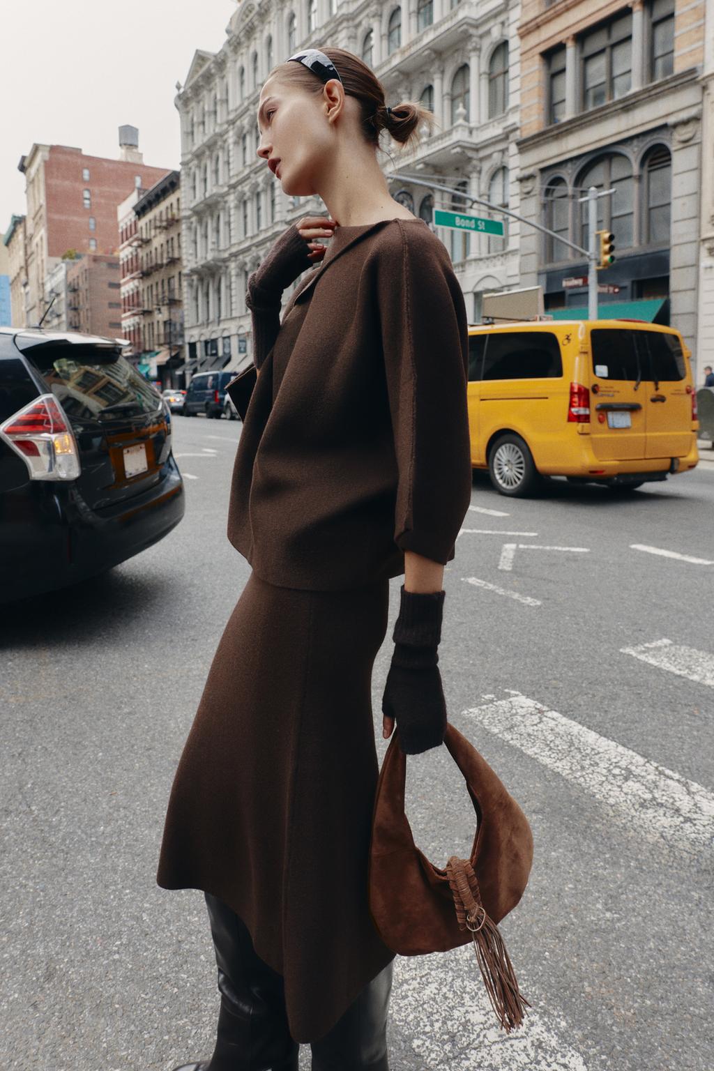 ТРИКОТАЖНАЯ ЮБКА МИДИ