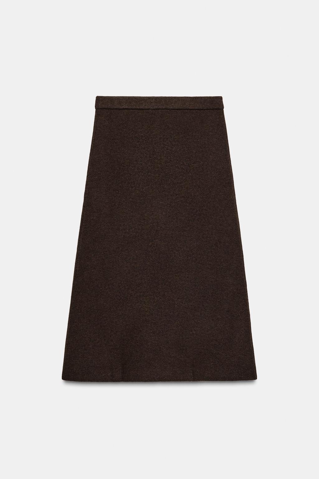 ТРИКОТАЖНАЯ ЮБКА МИДИ