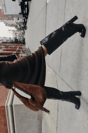 Трикотажная юбка миди- Заказать в России