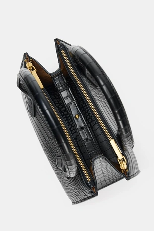 Мини-сумка с тиснением- Заказать в России