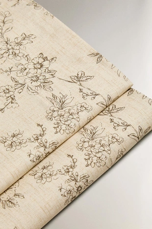 Плоское полотенце с цветочным принтом- Заказать в России