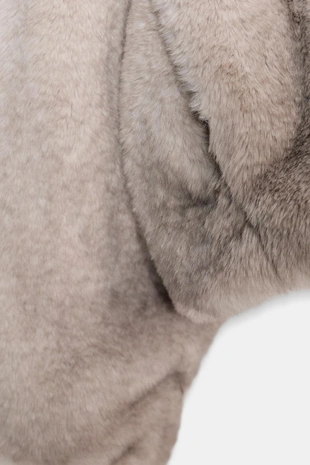 Куртка из искусственного меха с капюшоном- Заказать в России