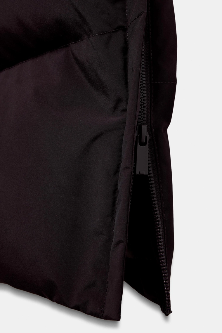 Длинный пуховик ветрозащитный и водоотталкивающий