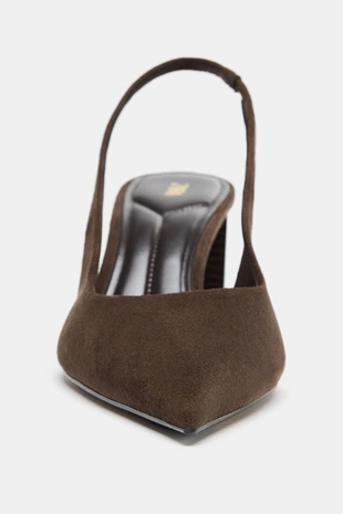 Туфли-мюли на каблуке- Заказать в России