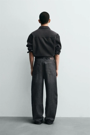 Indigo | 0840/397/405 - Zara Джинсы свободного кроя FLARE FIT