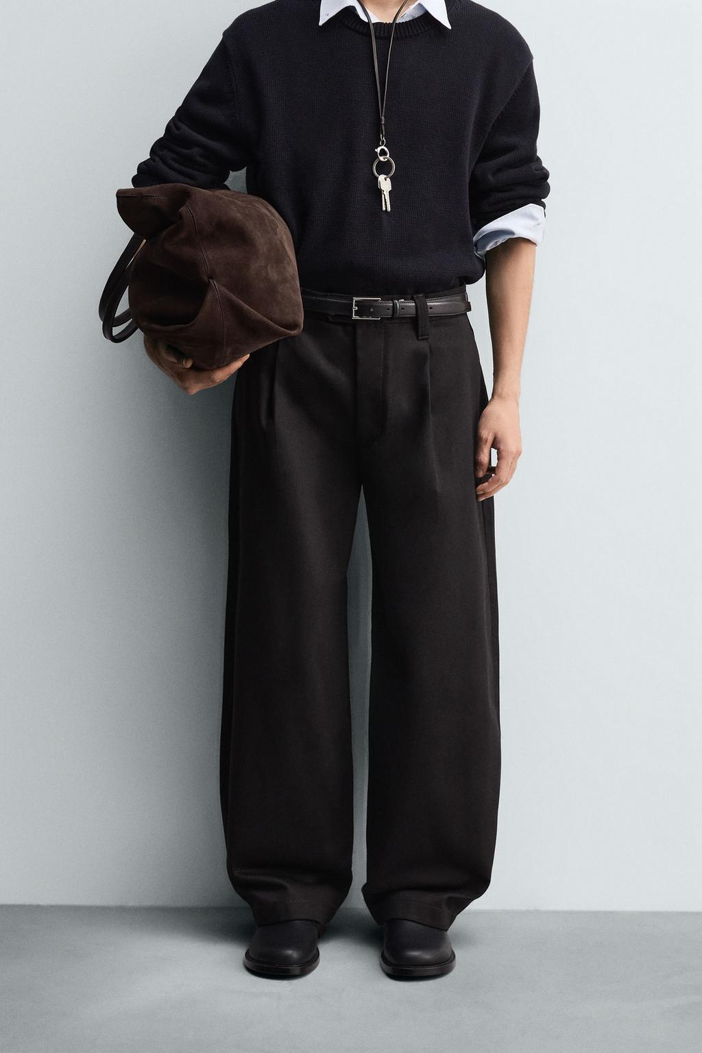 ДЖИНСЫ BALLOON FIT С ЗАЩИПАМИ