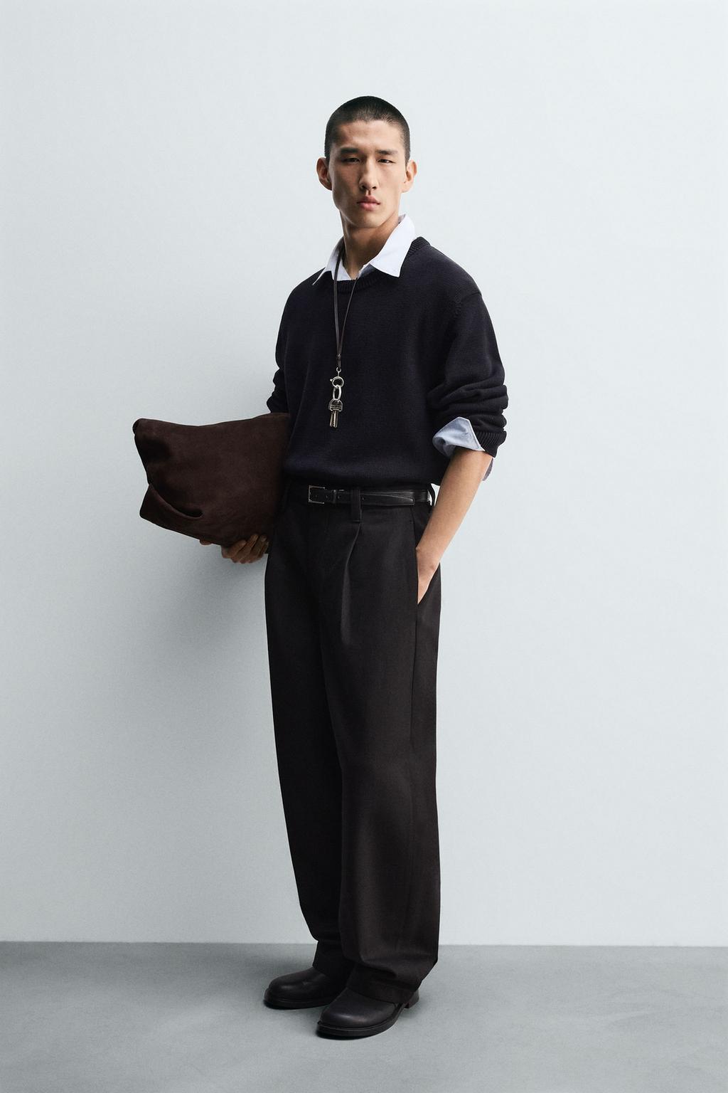 ДЖИНСЫ BALLOON FIT С ЗАЩИПАМИ