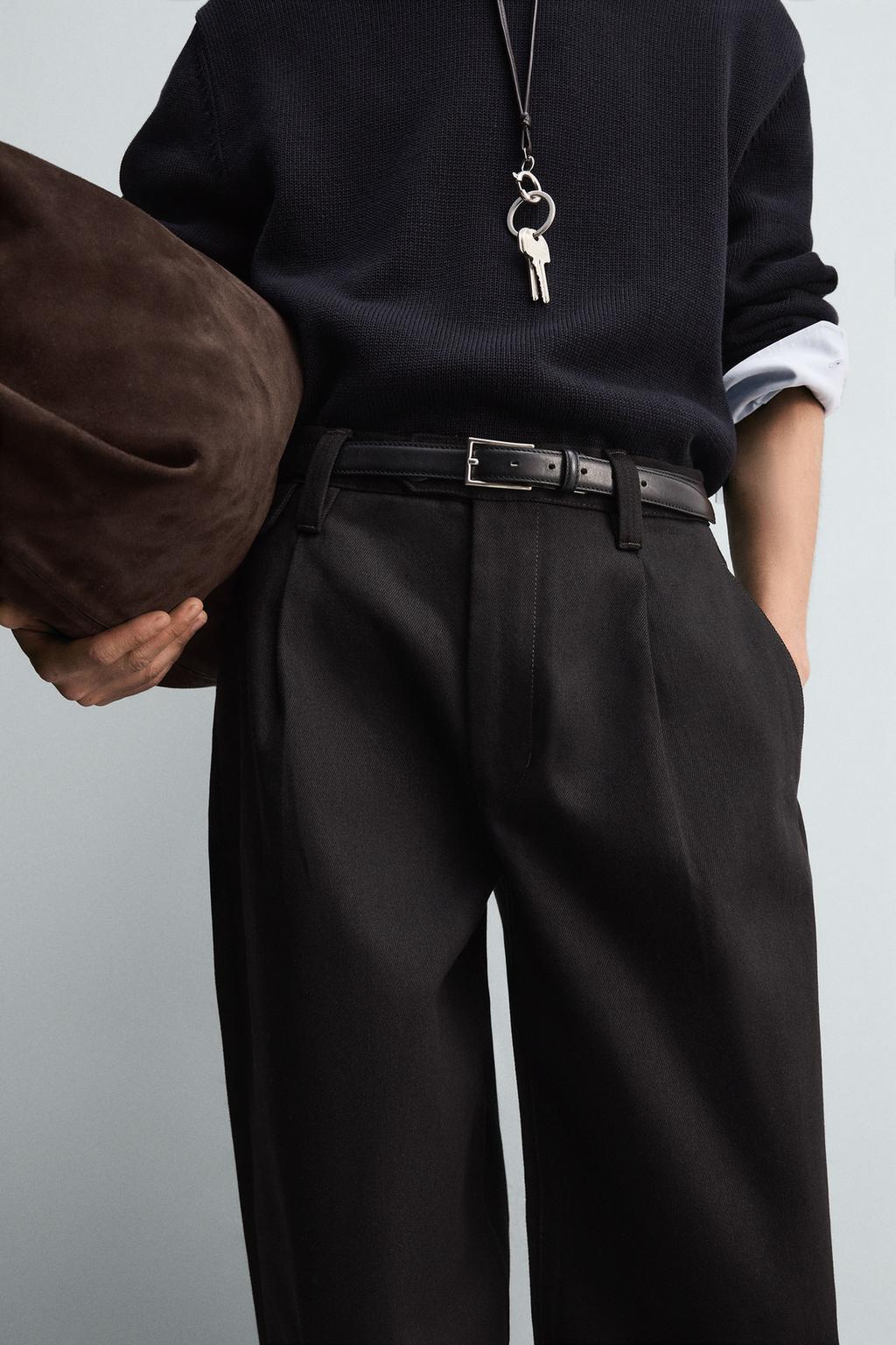 ДЖИНСЫ BALLOON FIT С ЗАЩИПАМИ