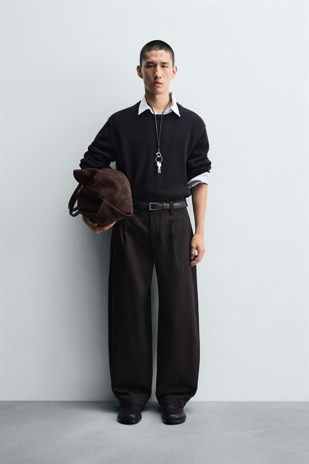 ДЖИНСЫ BALLOON FIT С ЗАЩИПАМИ