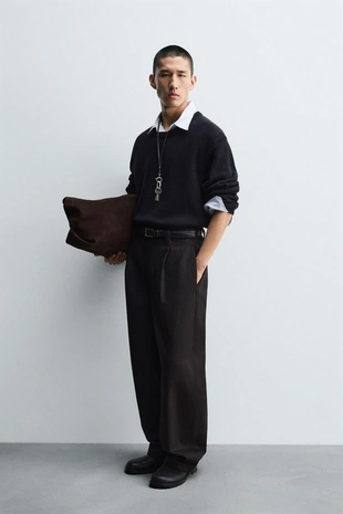 Джинсы BALLOON FIT с защипами- Заказать в России