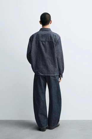 Indigo | 4470/343/405 - Zara Джинсы BALLOON FIT