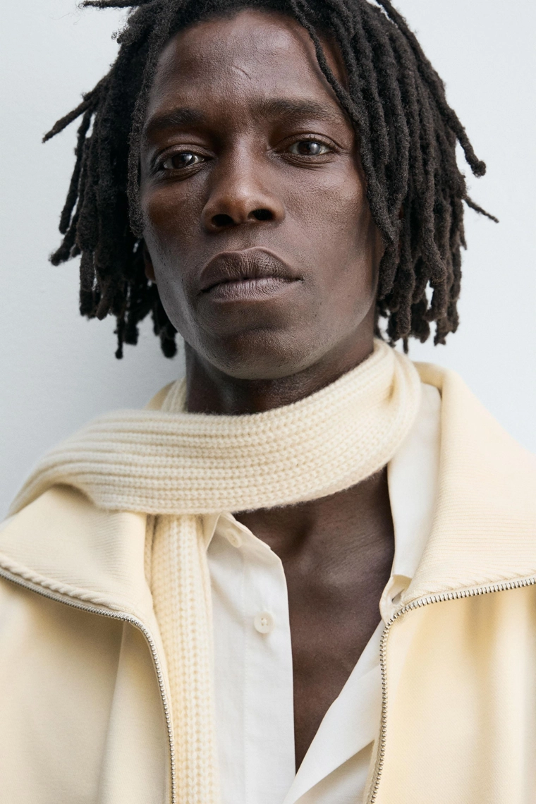 Ребристый толстовка с молнией