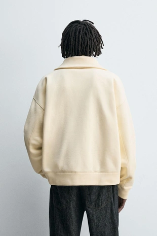 Толстовка на молнии в рубчик- Заказать в России