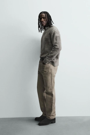 Свитер с принтом BRUSHED- Заказать в России