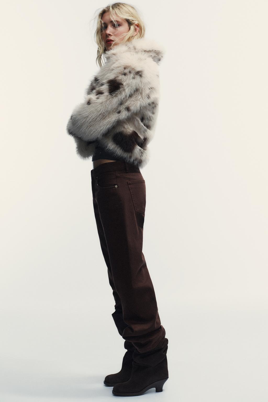 ДЖИНСЫ TRF WIDE-LEG С НИЗКОЙ ПОСАДКОЙ