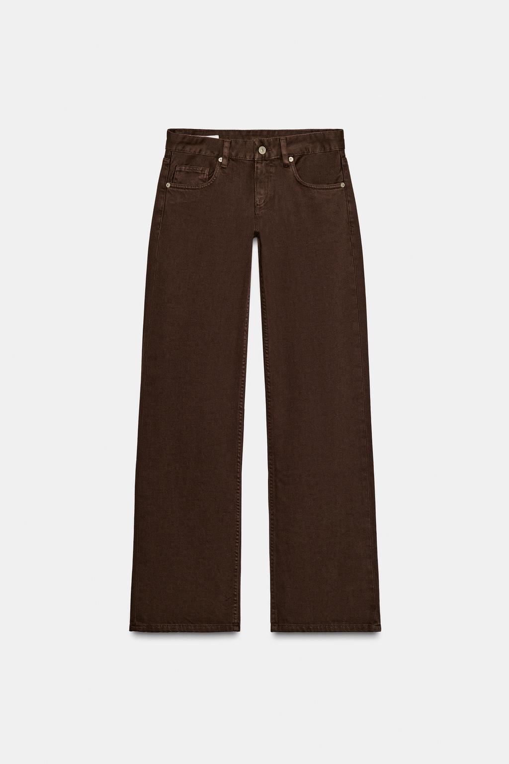 ДЖИНСЫ TRF WIDE-LEG С НИЗКОЙ ПОСАДКОЙ