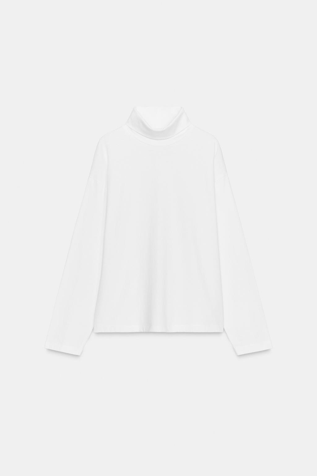 ФУТБОЛКА С ВЫСОКИМ ВОРОТНИКОМ