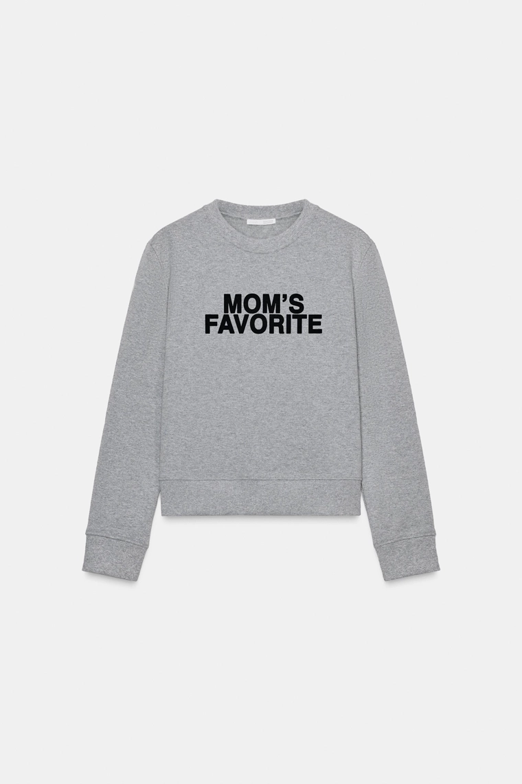 Толстовка с надписью спереди