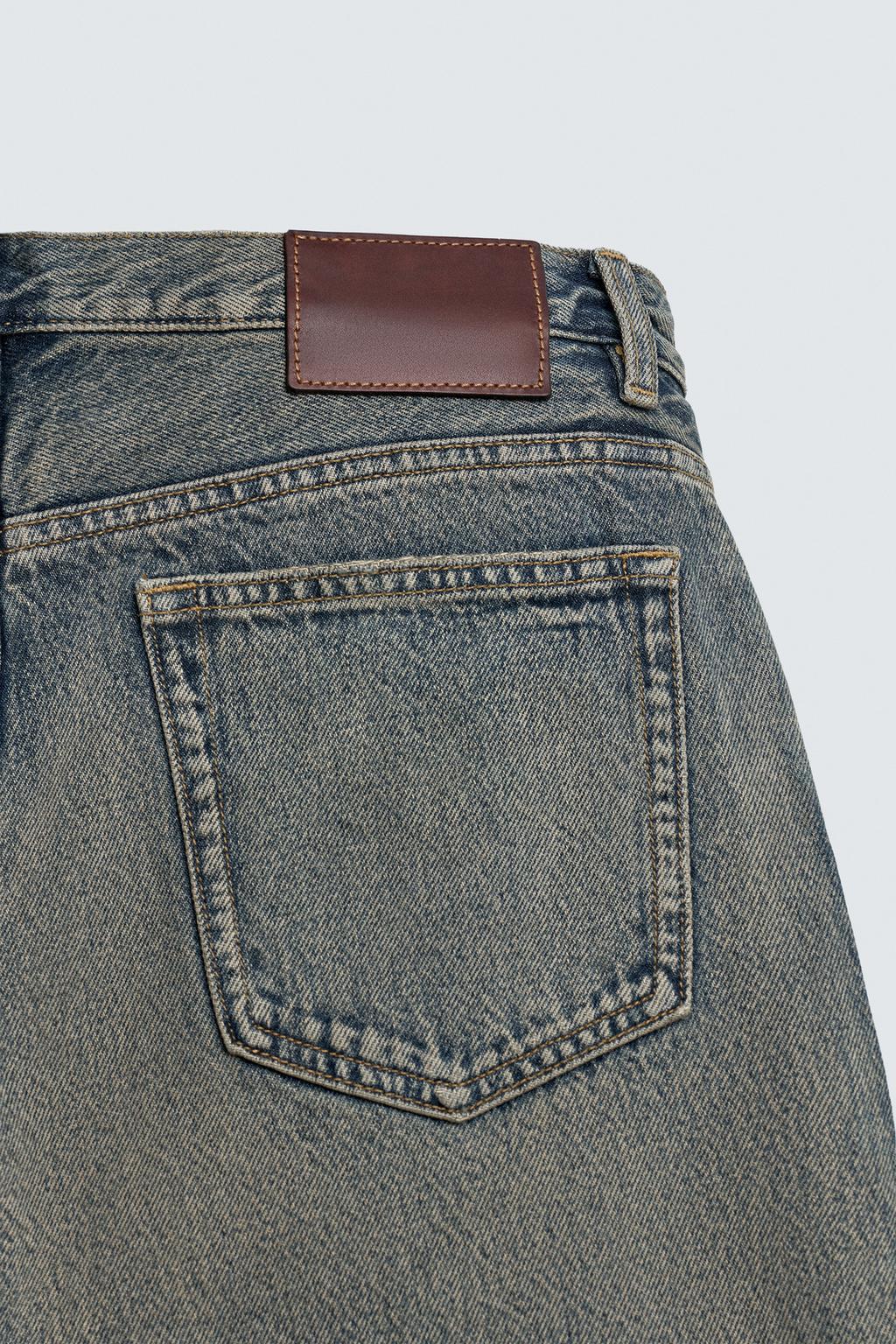 ДЖИНСЫ STRAIGHT FIT СО ШВАМИ