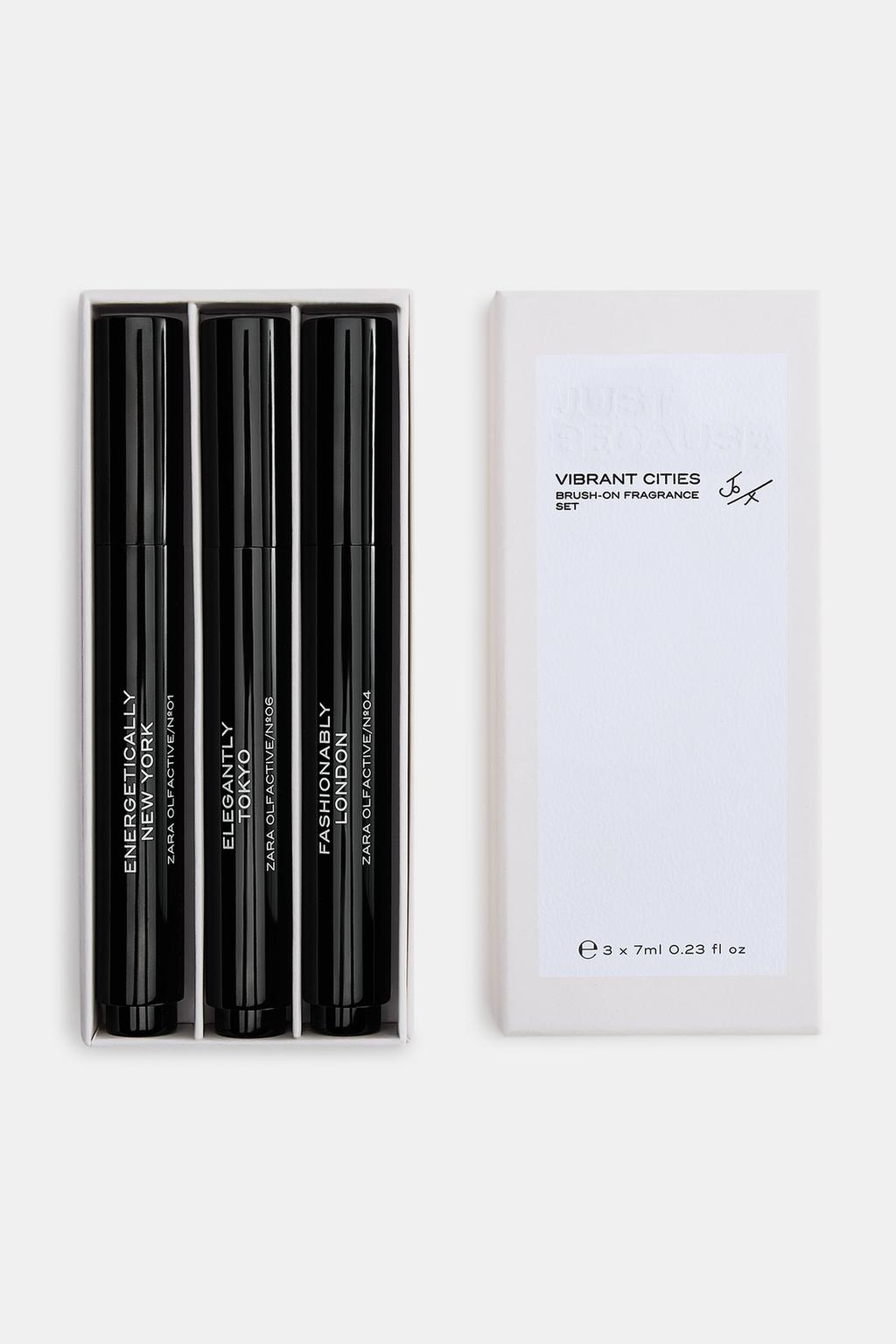 Набор кистей для городов с яркими цветами 3х 7мл (0,23 fl.oz).