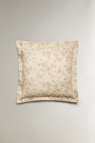 Наволочка с цветочным принтом- Заказать в России