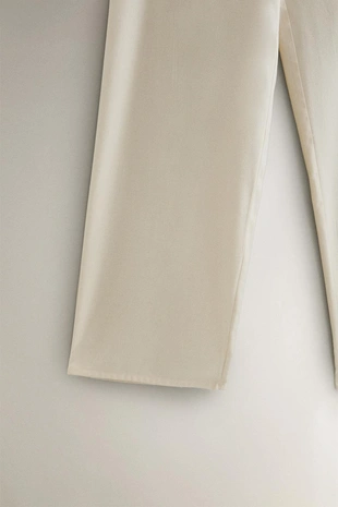 Ecru | 1102/122/712 - Zara Брюки из шерстяной ткани