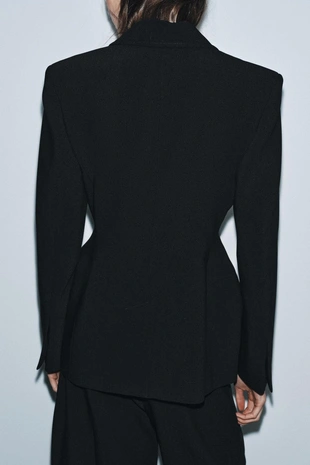 Блейзер облегающего кроя с декоративной строчкой — ZW COLLECTION- Заказать в России